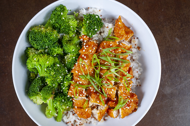orange chicken bowl at comet chicken in fort collins and loveland orange chicken bowl at comet chicken in fort collins and loveland