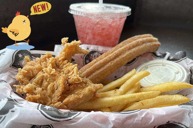 kids meal at Comet Chicken in Fort Collins and Loveland, CO